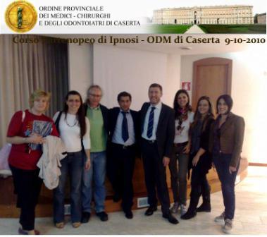 Corso ECM Partenopeo Intensivo Pratico di Ipnosi, Ordine dei Medici di Caserta - Ottobre 2010